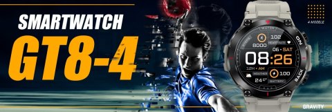 Smartwatch Gravity GT8-4 Szary