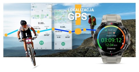 Smartwatch Gravity GT8-4 Szary