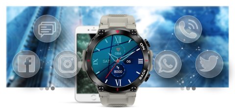 Smartwatch Gravity GT8-4 Szary