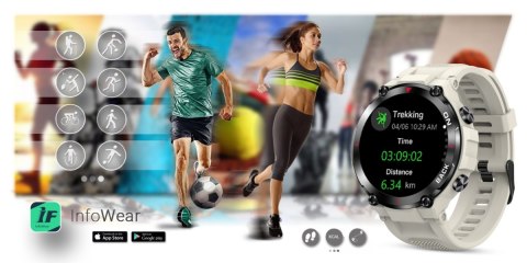 Smartwatch Gravity GT8-4 Szary