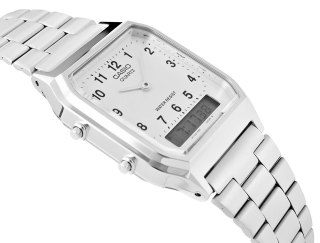 Zegarek Damski Casio AQ-230A-7BMQ Vintage Srebrny