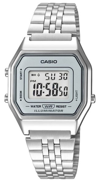 Zegarek Damski Casio Vintage LA680WA-7DF Stalowy