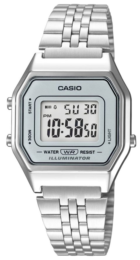 Zegarek Damski Casio Vintage LA680WA-7DF Stalowy