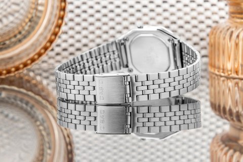 Zegarek Damski Casio Vintage LA680WA-7DF Stalowy