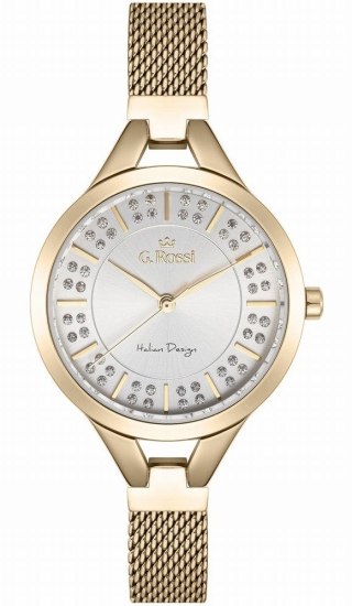 Zegarek Damski G.Rossi 12110B-3D1 na Bransolecie typu Mesh