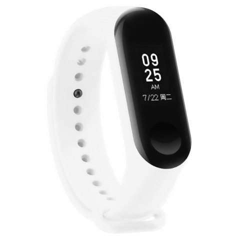 Pasek silikonowy do Xiaomi Mi Band 5 / 6 - Biały