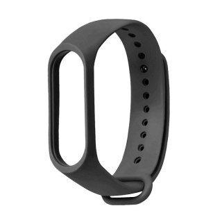Pasek silikonowy do Xiaomi Mi Band 5 / 6 - Czarny