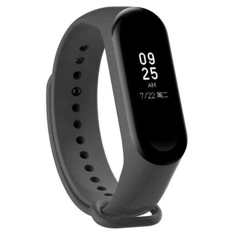 Pasek silikonowy do Xiaomi Mi Band 5 / 6 - Czarny