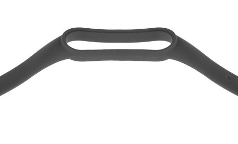 Pasek silikonowy do Xiaomi Mi Band 5 / 6 - Czarny