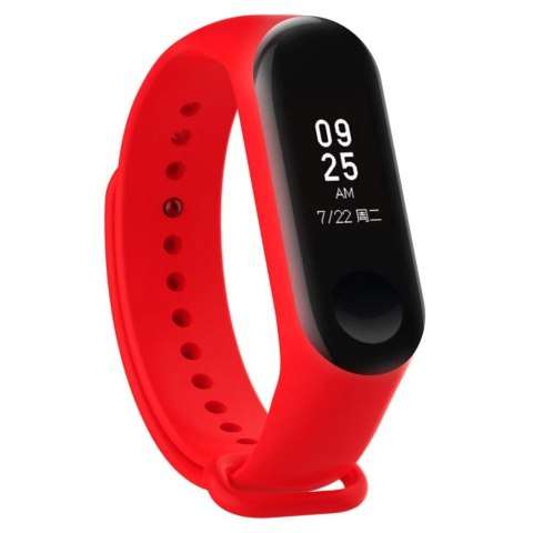 Pasek silikonowy do Xiaomi Mi Band 5 / 6 - Czerwony