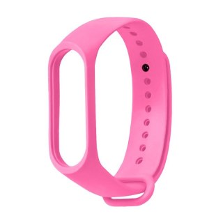 Pasek silikonowy do Xiaomi Smart Band 5 / 6 - Różowy