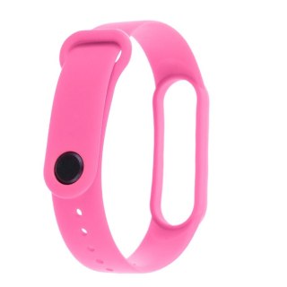Pasek silikonowy do Xiaomi Smart Band 5 / 6 - Różowy