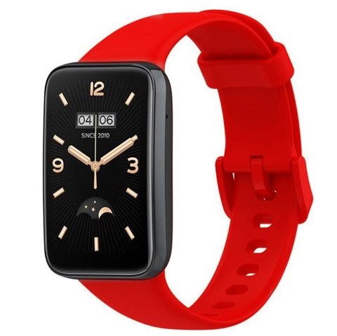 Pasek silikonowy do Xiaomi Smart Band 7 Pro - czerwony