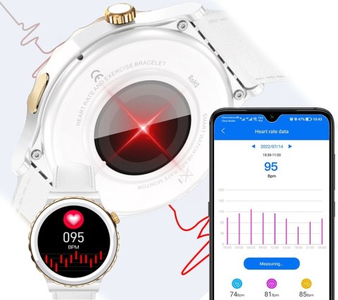 Smartwatch Rubicon RNCE92 PRO White z Doma Paskami