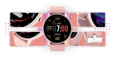 Smartwatch GIEWONT GW120-1 Różowy - Elegancja i Technologia