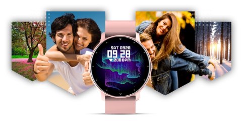 Smartwatch GIEWONT GW120-1 Różowy - Elegancja i Technologia