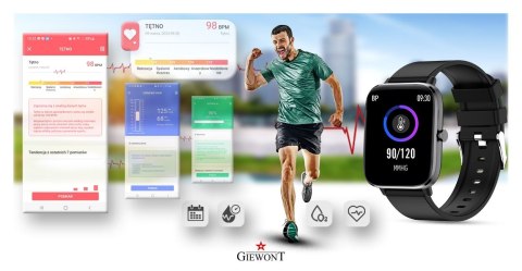 Smartwatch Giewont Dynamic GW230-2 z Termometrem