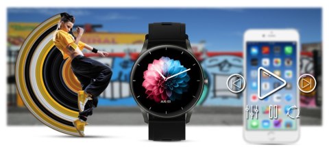 Smartwatch Gravity GT2-2 Czarny
