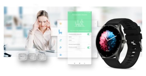 Smartwatch Gravity GT2-2 Czarny