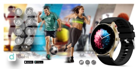 Smartwatch Gravity GT2-3 Złoto-Czarny