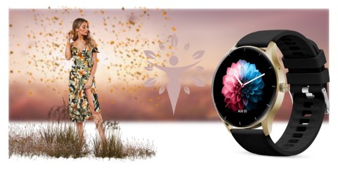 Smartwatch Gravity GT2-3 Złoto-Czarny