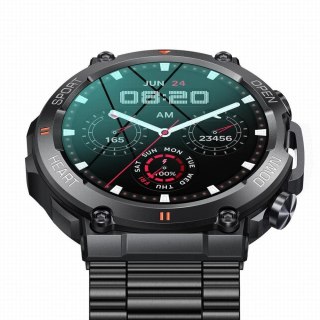 Smartwatch Gravity GT7-2 PRO - Czarny z bransoletą
