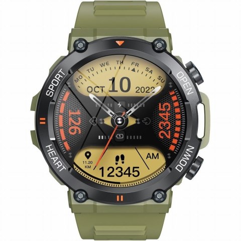 Smartwatch Gravity GT7-3 PRO - Zielono-czarny