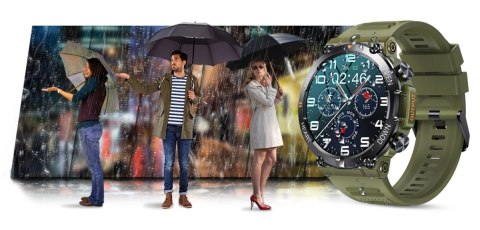 Smartwatch Gravity GT7-3 PRO - Zielono-czarny