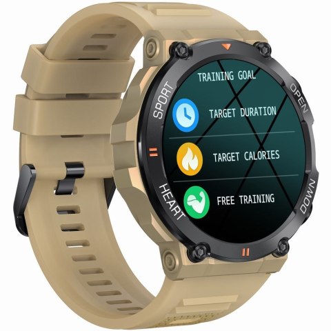 Smartwatch Gravity GT7-4 PRO Piaskowy