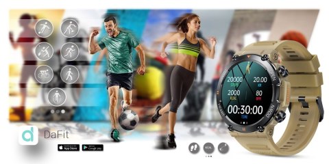 Smartwatch Gravity GT7-4 PRO Piaskowy