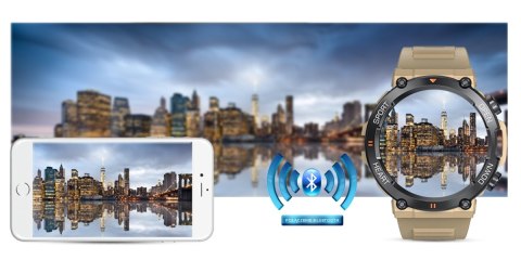 Smartwatch Gravity GT7-4 PRO Piaskowy