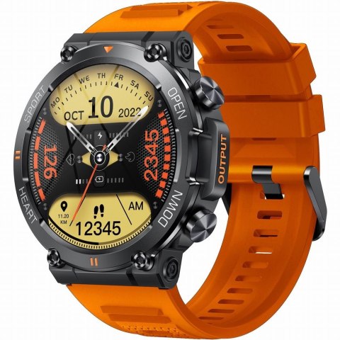 Smartwatch Gravity GT7-5 PRO Czarno-Pomarańczowy