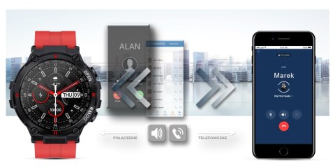 Smartwatch Gravity GT7-5 Szaro-Czarny