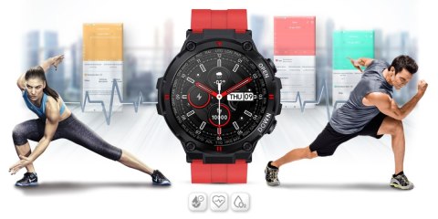 Smartwatch Gravity GT7-5 Szaro-Czarny