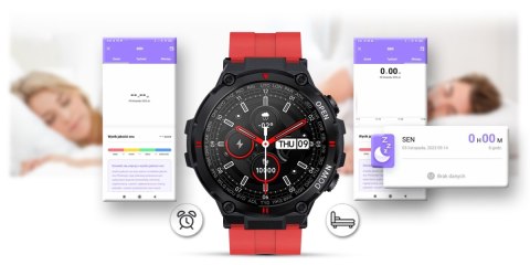 Smartwatch Gravity GT7-5 Szaro-Czarny