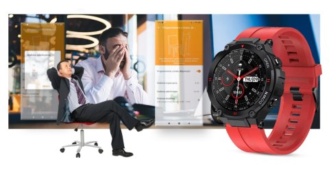 Smartwatch Gravity GT7-5 Szaro-Czarny
