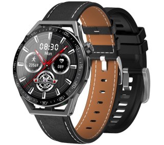 Smartwatch Rubicon RNCE88-1 z wymiennym paskiem silikonowym i skórzanym