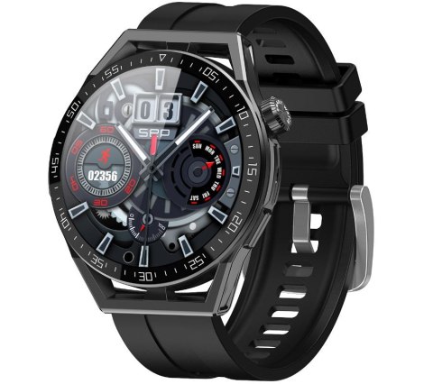 Smartwatch Rubicon RNCE88-1 z wymiennym paskiem silikonowym i skórzanym