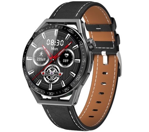 Smartwatch Rubicon RNCE88-1 z wymiennym paskiem silikonowym i skórzanym