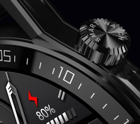 Smartwatch Rubicon RNCE88-1 z wymiennym paskiem silikonowym i skórzanym