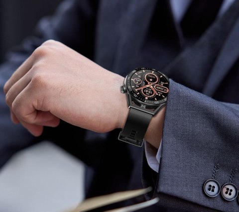 Smartwatch Rubicon RNCE88-1 z wymiennym paskiem silikonowym i skórzanym