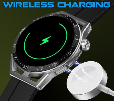 Smartwatch Rubicon RNCE88-2 z bransoletą Mesh i paskiem silikonowym