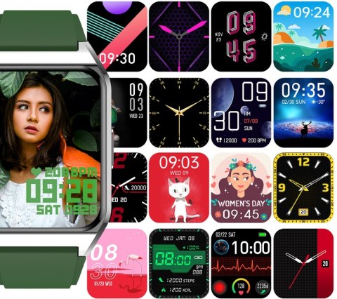 Smartwatch Rubicon RNCE89 Black Metal - Nowoczesny i stylowy