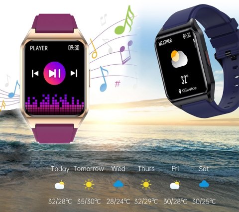 Smartwatch Rubicon RNCE89 Black Metal - Nowoczesny i stylowy