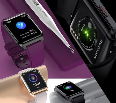 Smartwatch Rubicon RNCE89 Black Metal - Nowoczesny i stylowy