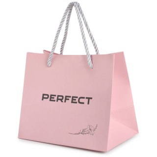 Papierowa torebka na zegarek Perfect - róż pudrowy