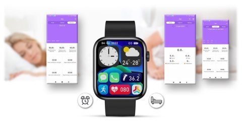 Smartwatch Damski Gravity GT3-3 Czarny - Czarny