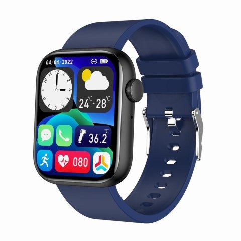 Smartwatch Damski Gravity GT3-5 Czarno-Niebieski