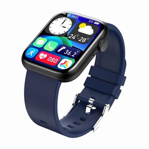 Smartwatch Damski Gravity GT3-5 Czarno-Niebieski