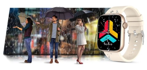 Smartwatch Damski Gravity GT3-6 Różowe Złoto-Ecru